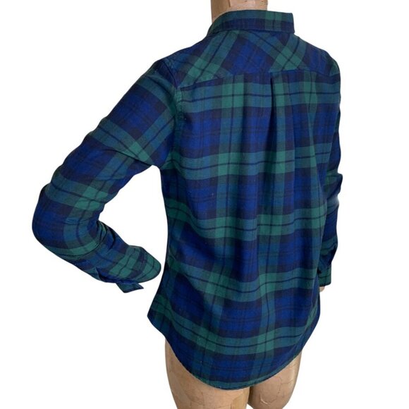 Weatherproof Vintage Comfort Stretch Plaid Flannel Button-Down Shirt M #332G - Picture 9 of 16